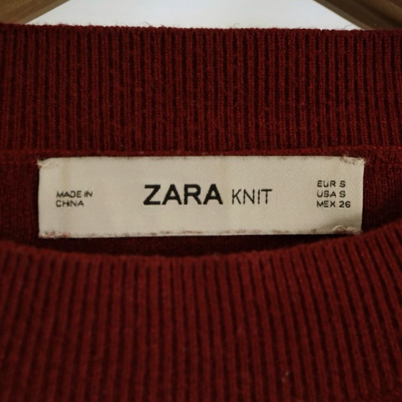 Zara Red Sweater - Picture 3 of 5